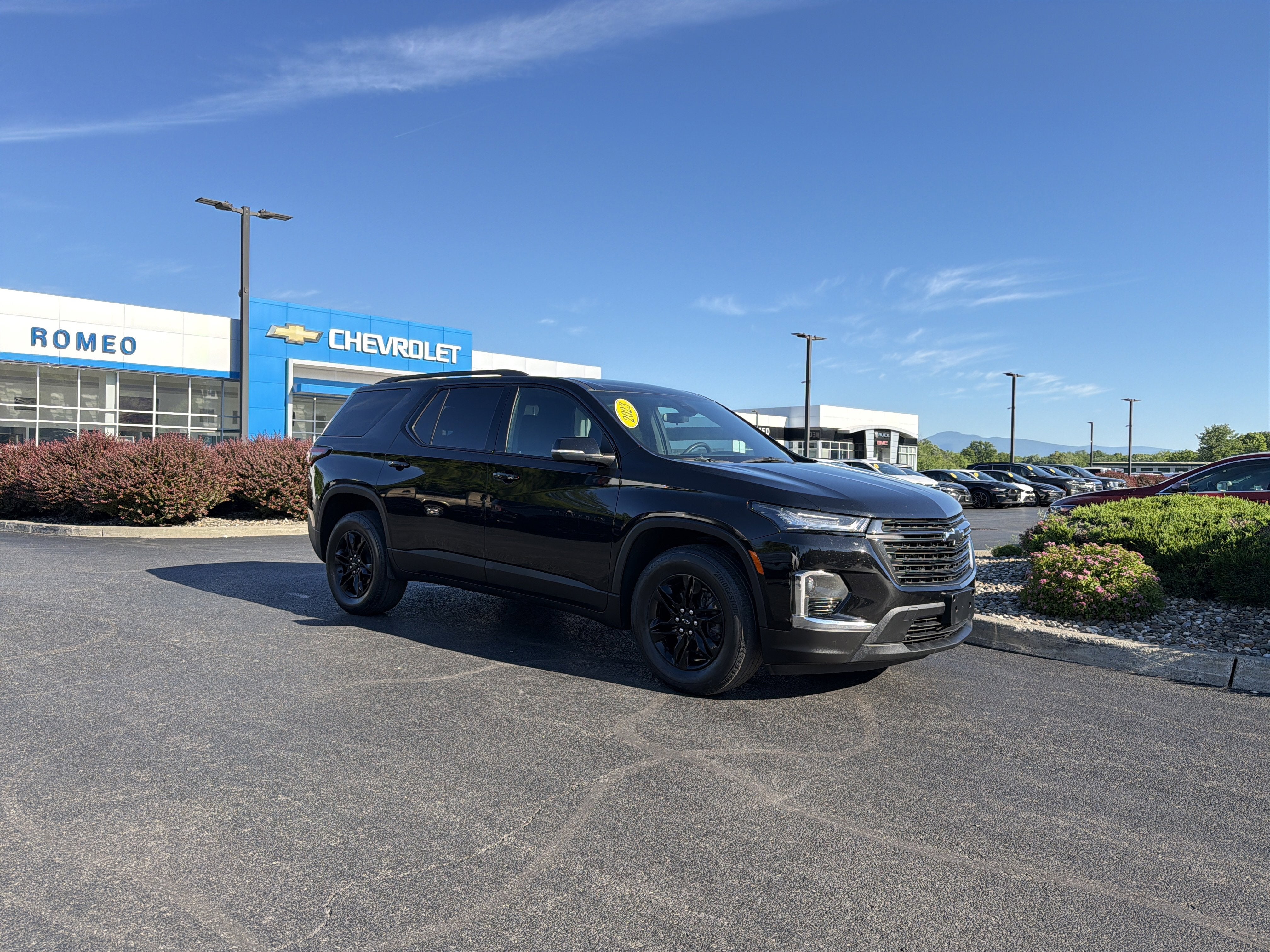 2023 Chevrolet Traverse — rear three-quarter view