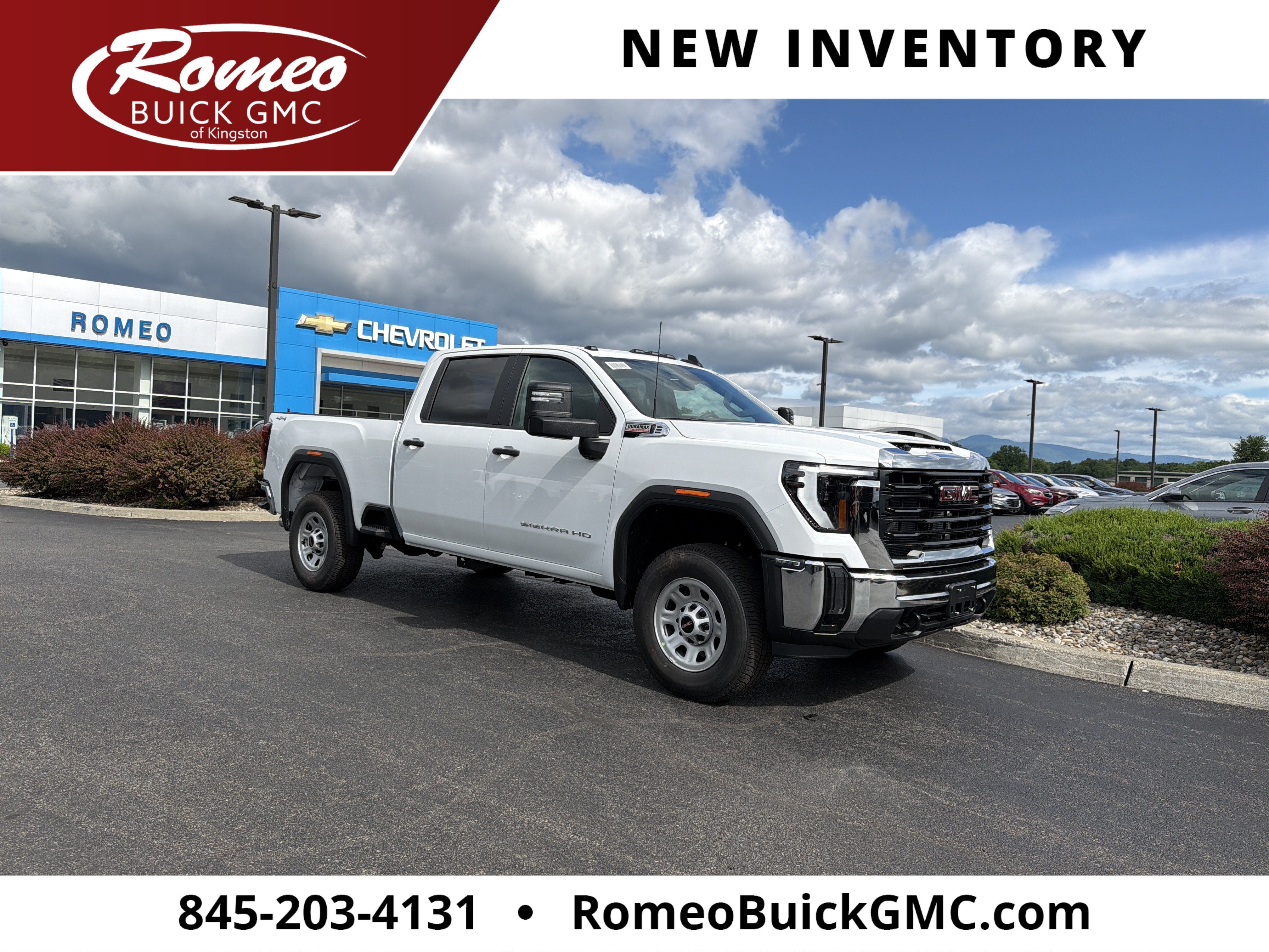 2026 GMC Sierra 2500 HD — rear three-quarter view