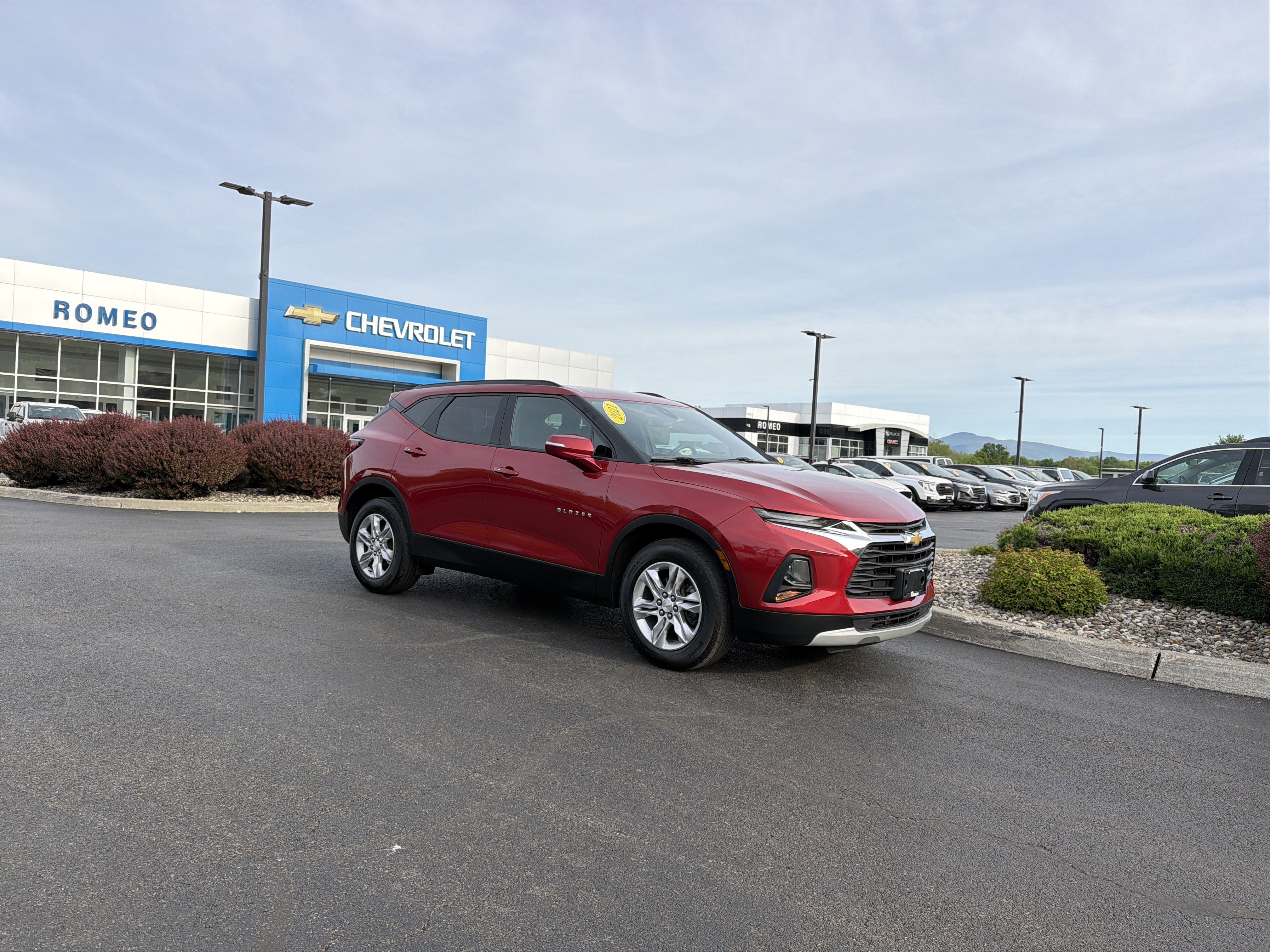2021 Chevrolet Blazer — rear three-quarter view
