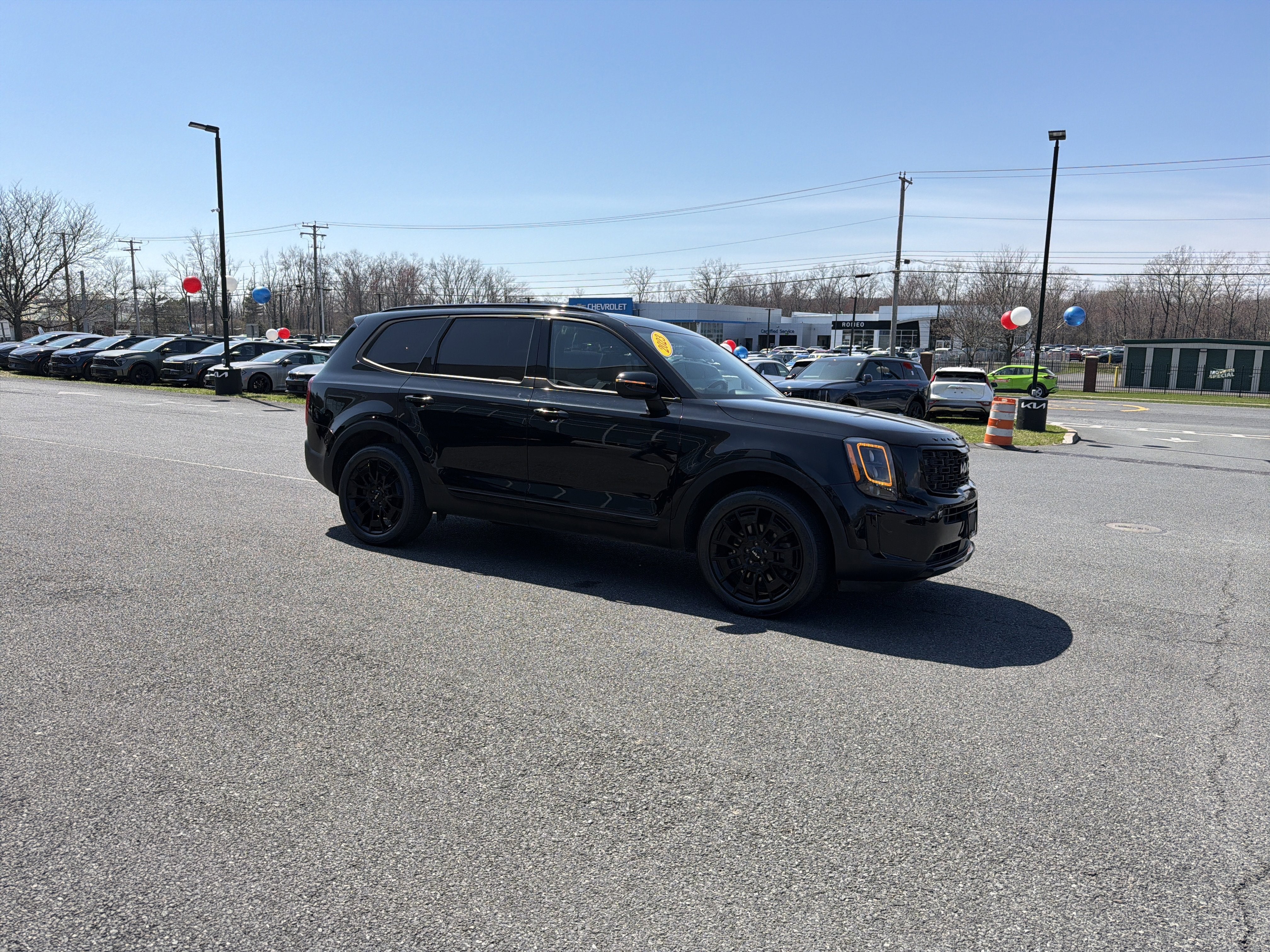 2022 Kia Telluride — rear three-quarter view