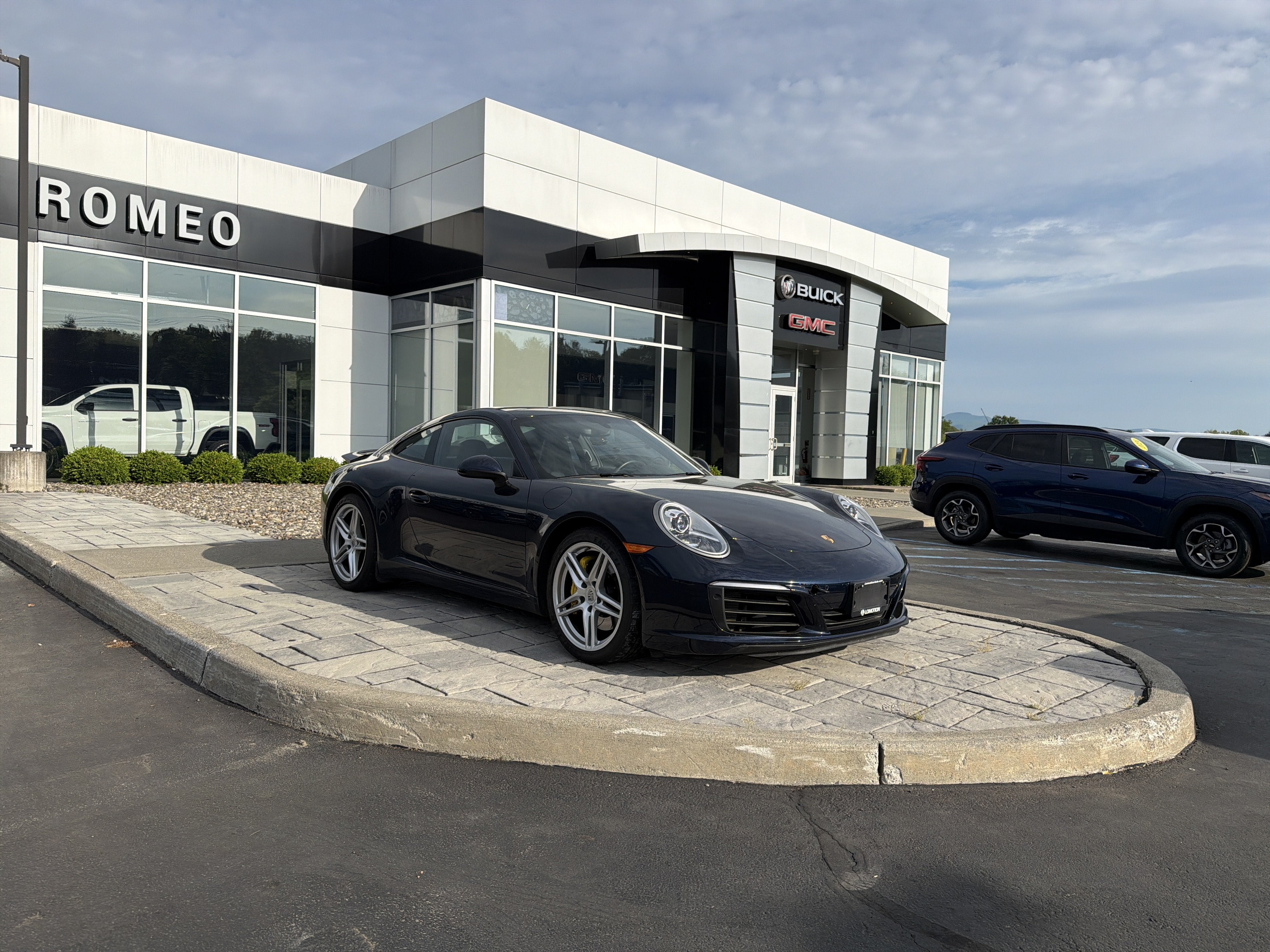 2017 Porsche 911 — rear three-quarter view